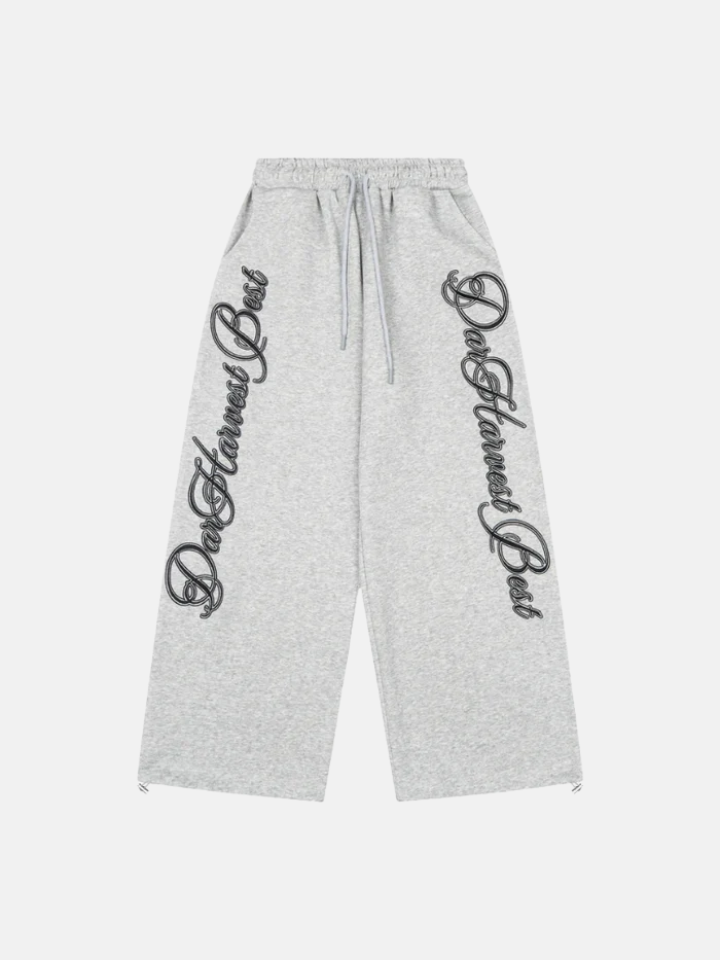 Calça Moletom Wide Leg Asteric "Scrit"