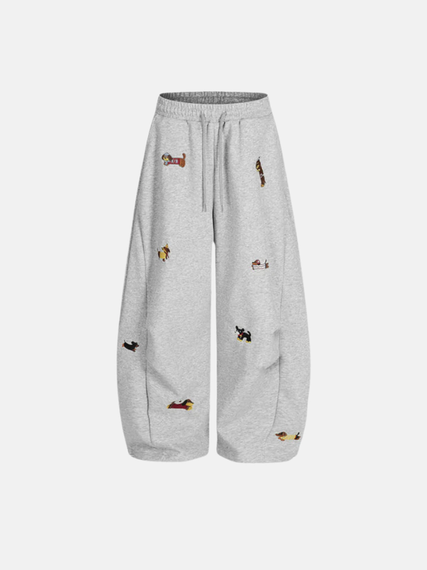Calça Moletom Baggy "Puppy"