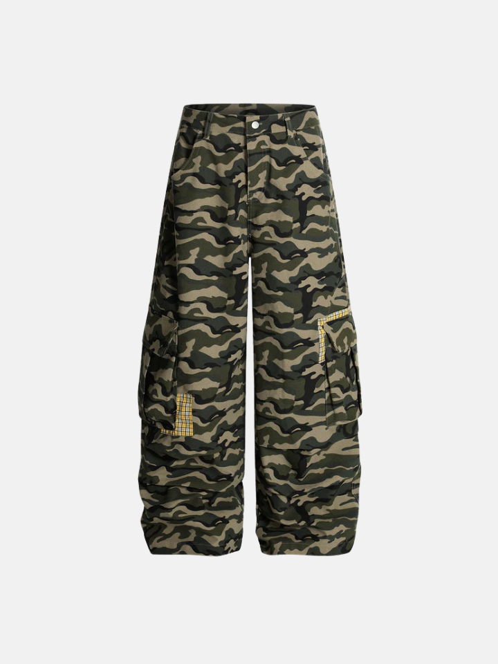Calça Cargo Baggy Camuflada Asteric "BN"