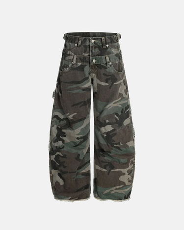 Calça Baggy Camo Waist 
