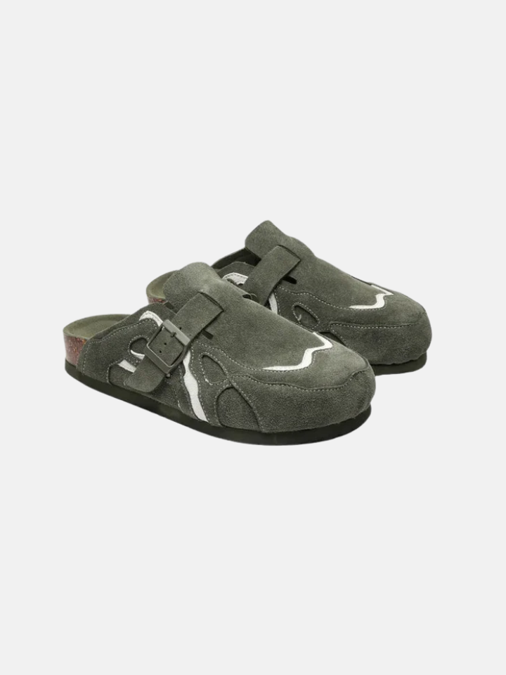 Mule Clog Camurça Asteric "CLG"