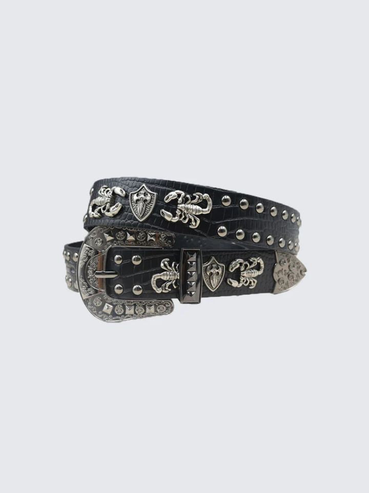 Cinto streetwear Asteric “Scorpion Stud”